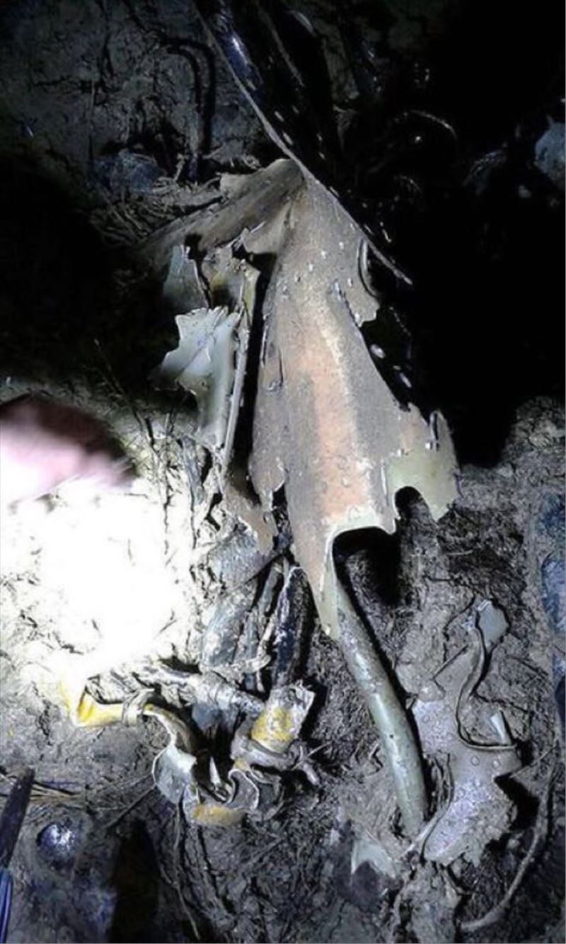  Düşen uçağın enkazı Amanos Dağı eteklerinde bulundu