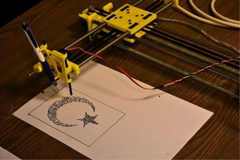 Öğrenciler 3D yazıcı yaptı
