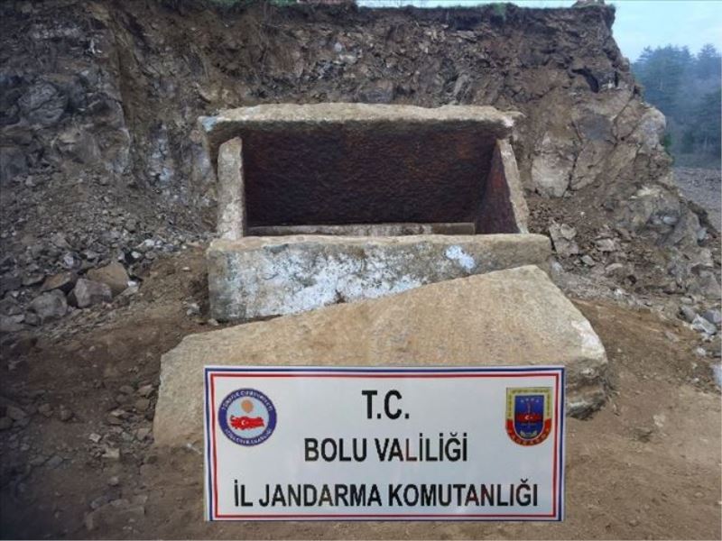 Bolu´da, inşaat kazısında 2 bin yıllık mezar bulundu