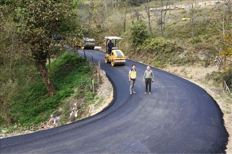 Yenice ilçesine bağlı köylerde asfalt çalışmaları başladı