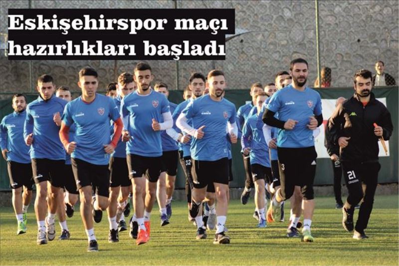 Karabükspor´da Eskişehirspor maçı hazırlıkları başladı