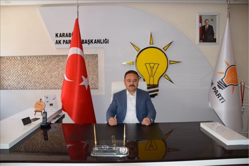 AK Parti Karabük İl Başkanı Altınöz´den Regaip Kandili Mesajı