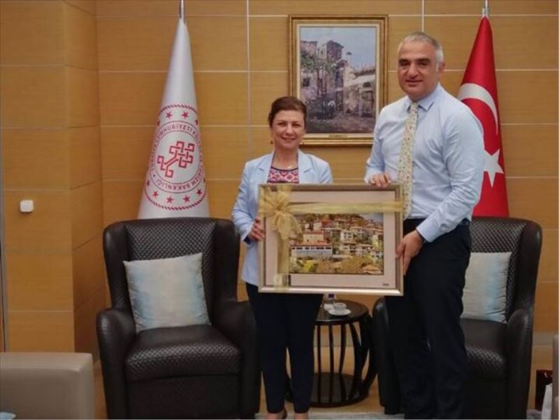 Köse, Kültür ve Turizm Bakını Mehmet Nuri Ersoy´u Ziyaret Etti