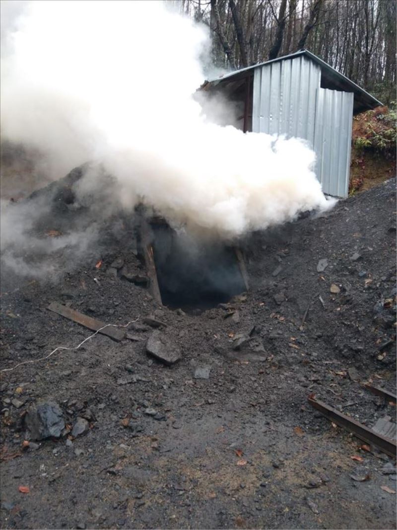 Zonguldak´ta 51 kaçak kömür ocağı dinamitle patlatıldı