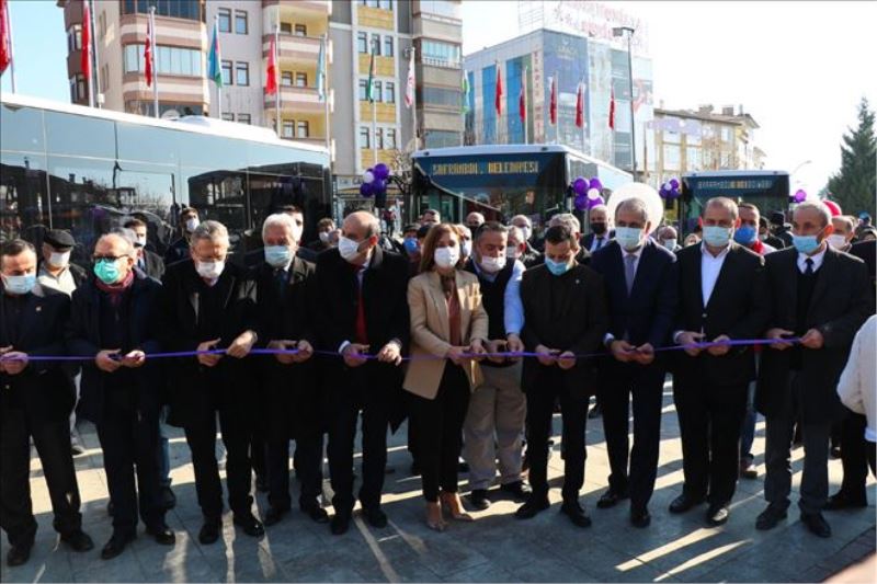Safranbolu Belediyesi 7 Adet Yeni Nesil Halk Otobüsünü Hizmete Aldı