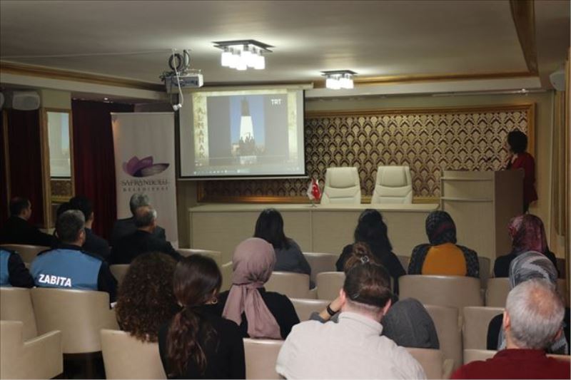 Safranbolu Belediyesi Personeline Deprem Eğitimi