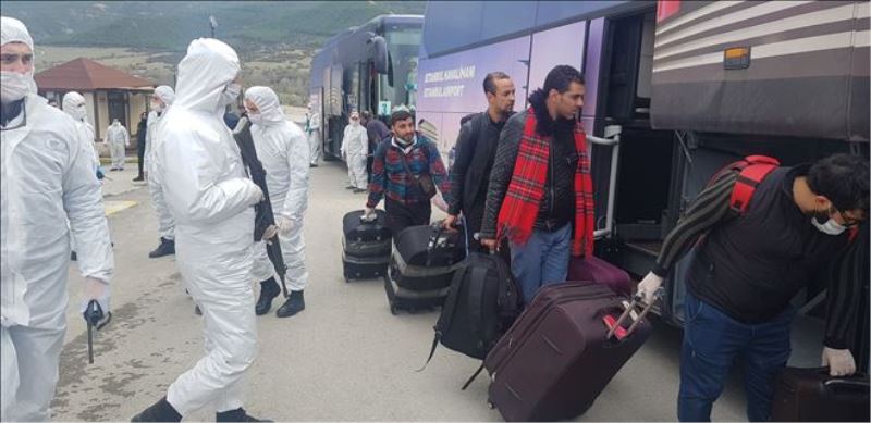 Karabük´te misafir edilen Cezayirliler ülkelerine gönderilmeye başladı