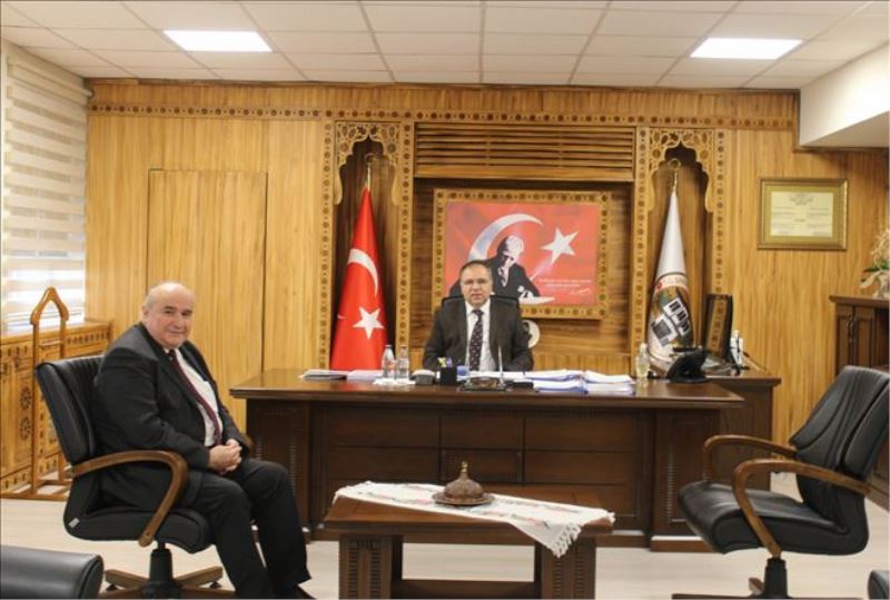 Karabük Baro Başkanı Erdoğan,Kaymakam Türköz´ü Ziyaret Etti