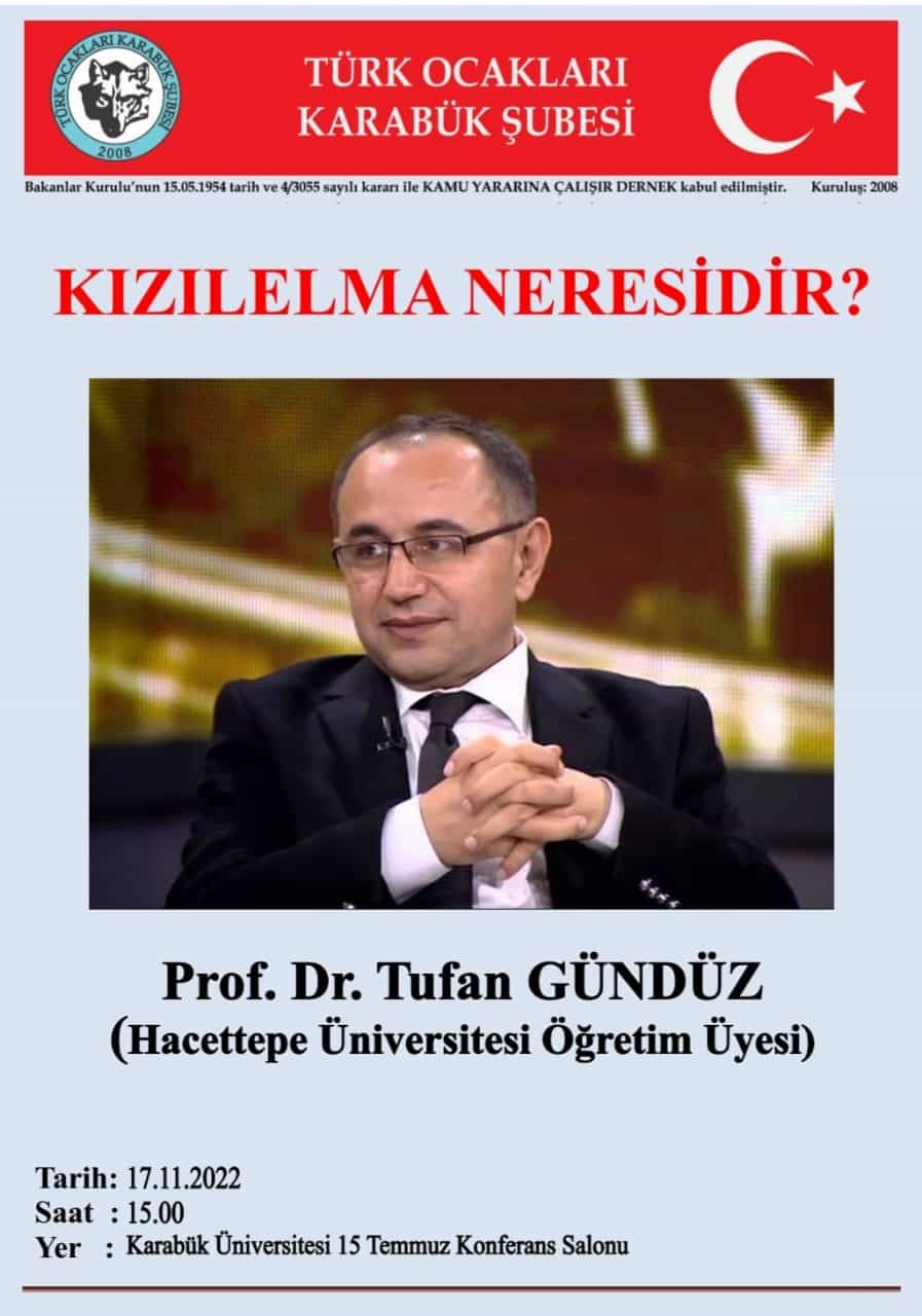 Türk Ocakları’nın bu sezon ki ilk konferansı ‘Kızılelma Neresidir?’