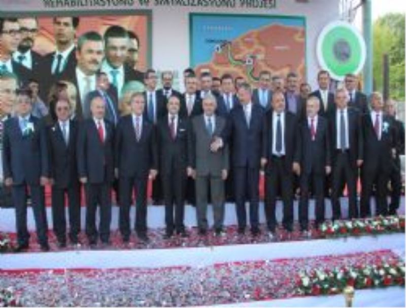Karabük-Zonguldak Demiryolu Hattı Projesinin Temel Atma Töreni