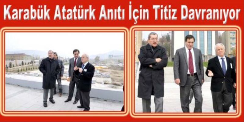 Karabük Atatürk Anıtı İçin Titiz Davranıyor